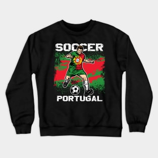 Portugal Futbol Soccer Crewneck Sweatshirt